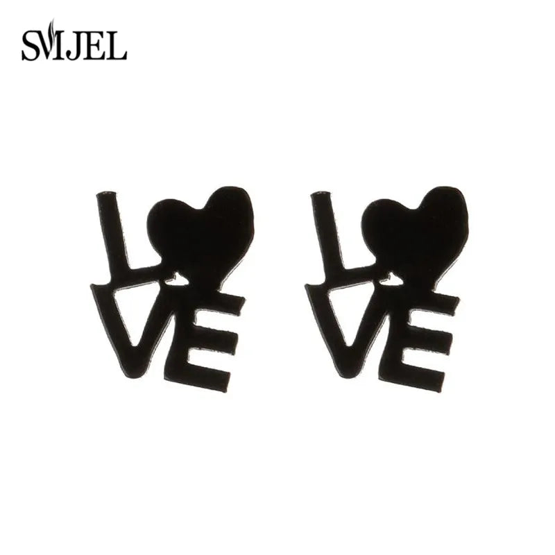2025 Stainless Steel Jesus Cross Earrings – Men’s Christian Stud Jewelry with Heart Charm - Image 14