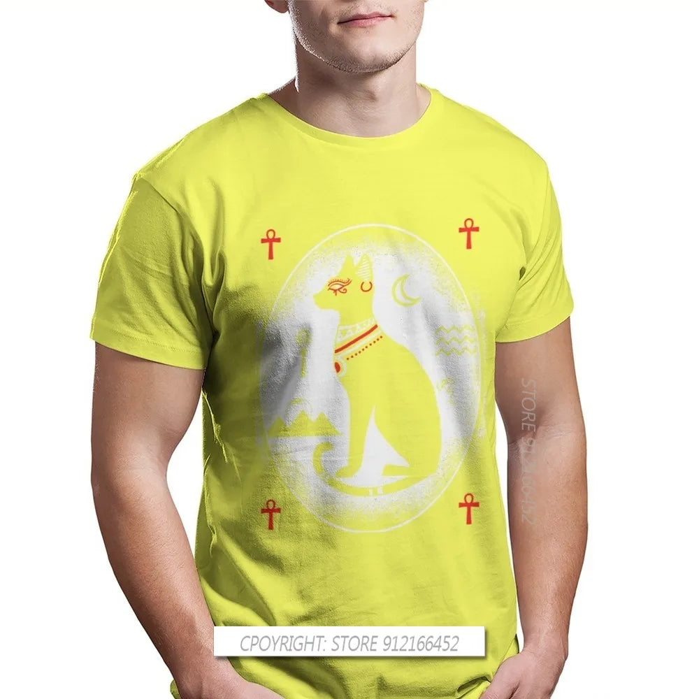 Ancient Egypt Gods T-Shirt – 100% Cotton Men's Top Featuring Atum, Horus, Osiris & Bastet - Image 10