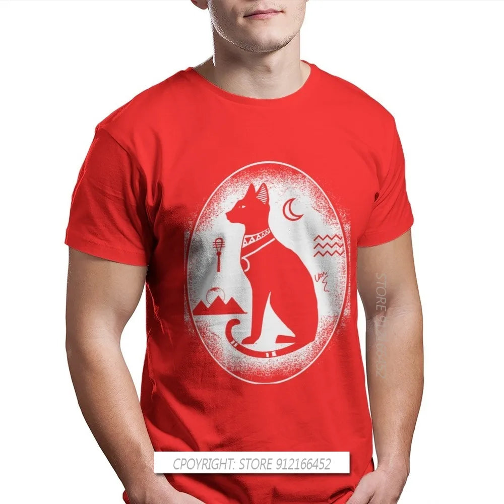 Ancient Egypt Gods T-Shirt – 100% Cotton Men's Top Featuring Atum, Horus, Osiris & Bastet - Image 13