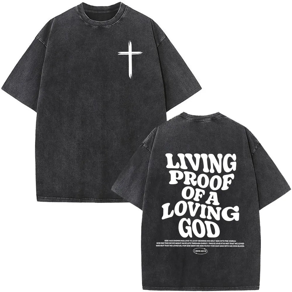 Christian Jesus Bible Verse Washed T-Shirt - Image 20
