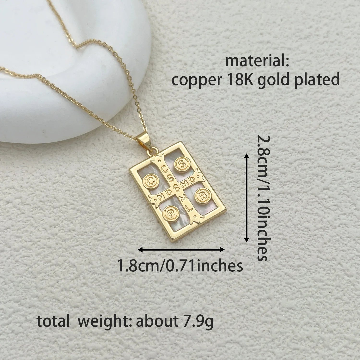 Gold-Plated Virgin Mary "Mama" Pendant – Virgen de Guadalupe Religious Amulet - Image 11