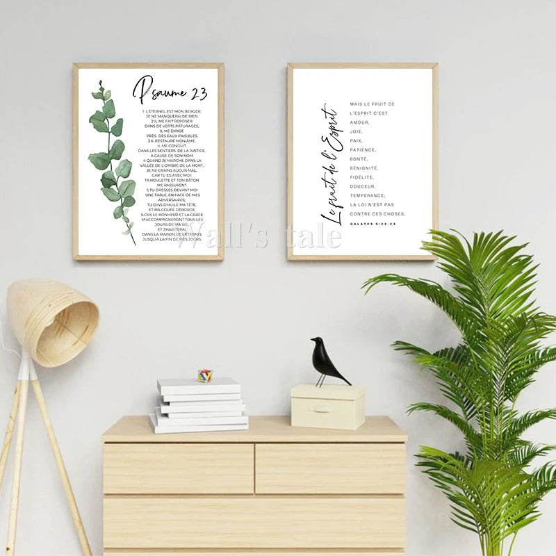 French Bible Verse Print - Image 3