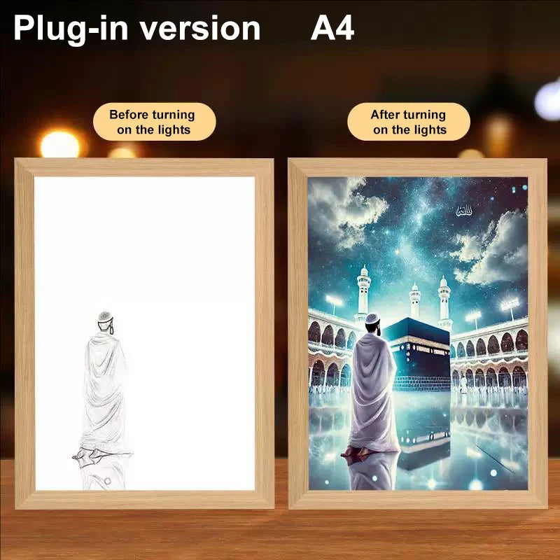 Lumin Works "Jesus – I Am Always With You" 4D LED Wall Art Light - Image 21