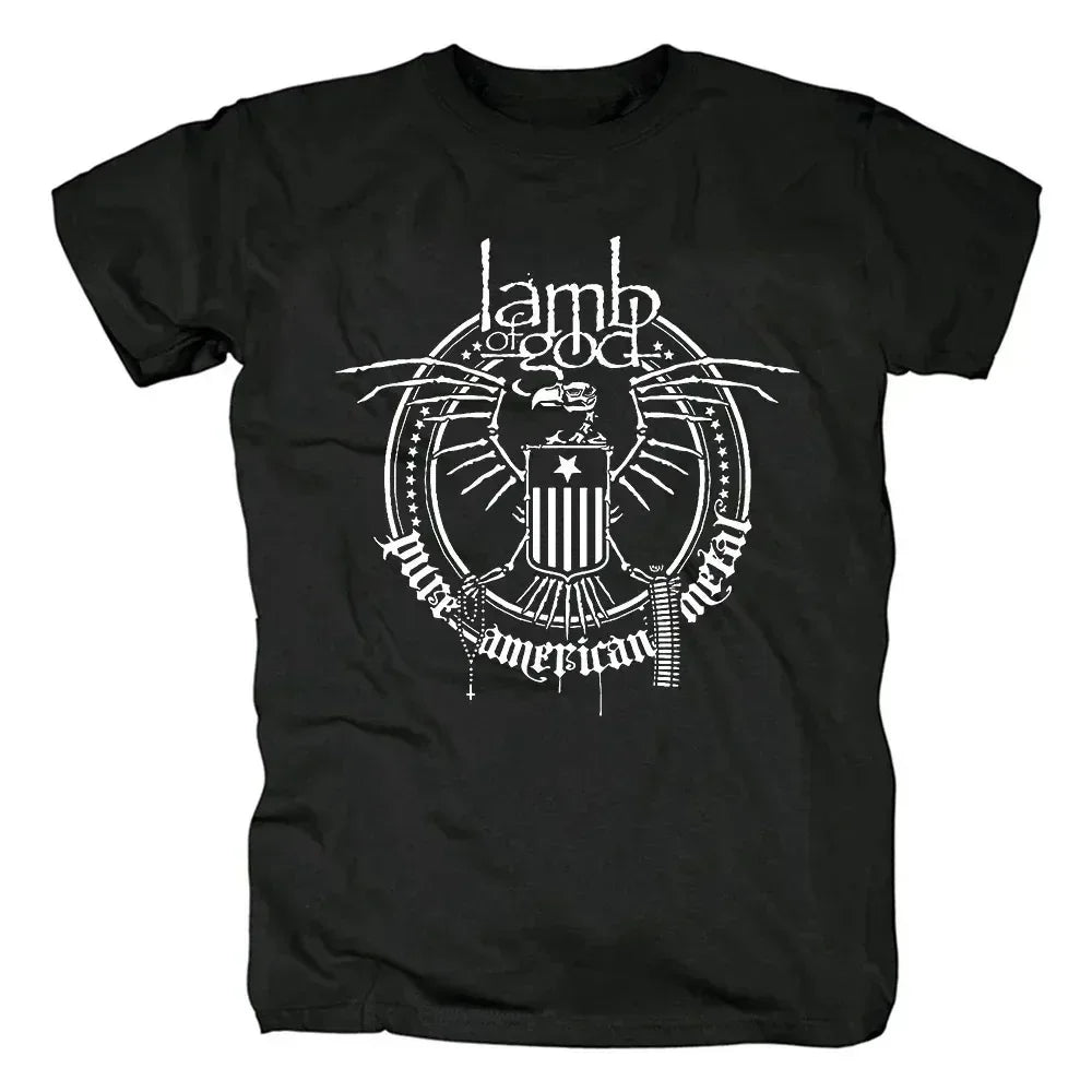 Lamb of God Heavy Metal Band T-Shirt – Men's Graphic Harajuku Streetwear Tee - Image 9