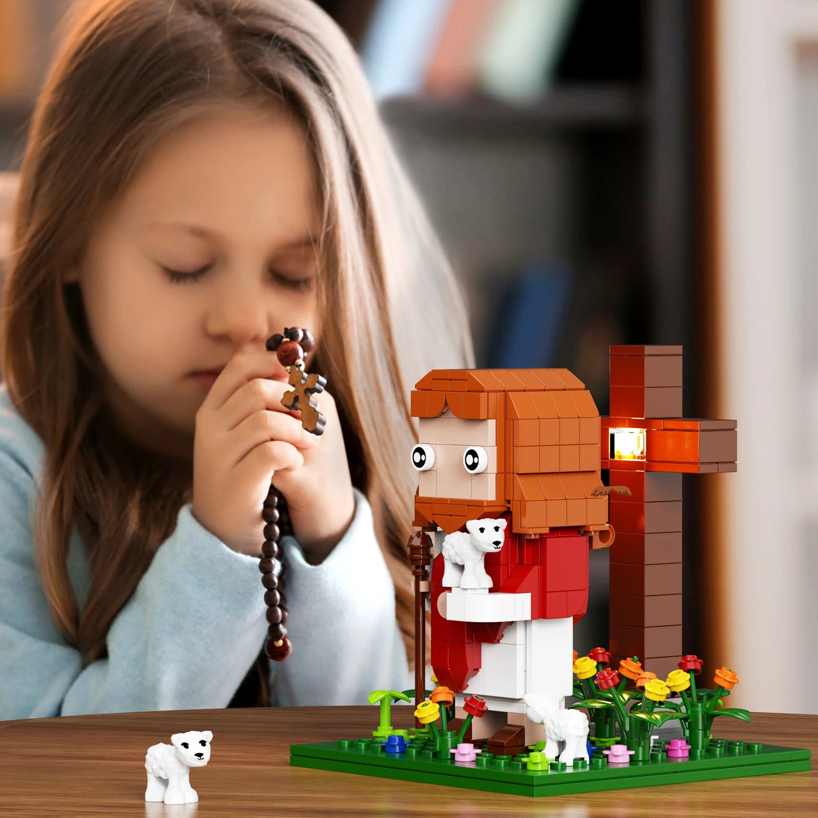NEW Jesus Building Blocks Set – Crucifixion Faith-Based Model Toy (324 PCS) - Image 3