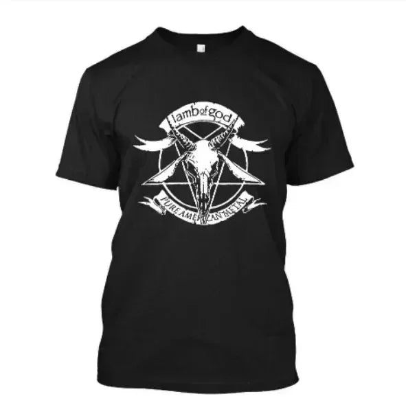Lamb of God Heavy Metal Band T-Shirt – Men's Graphic Harajuku Streetwear Tee - Image 10