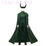 Green Outfit God of Evil Suit – Loki Cosplay Costume for Men