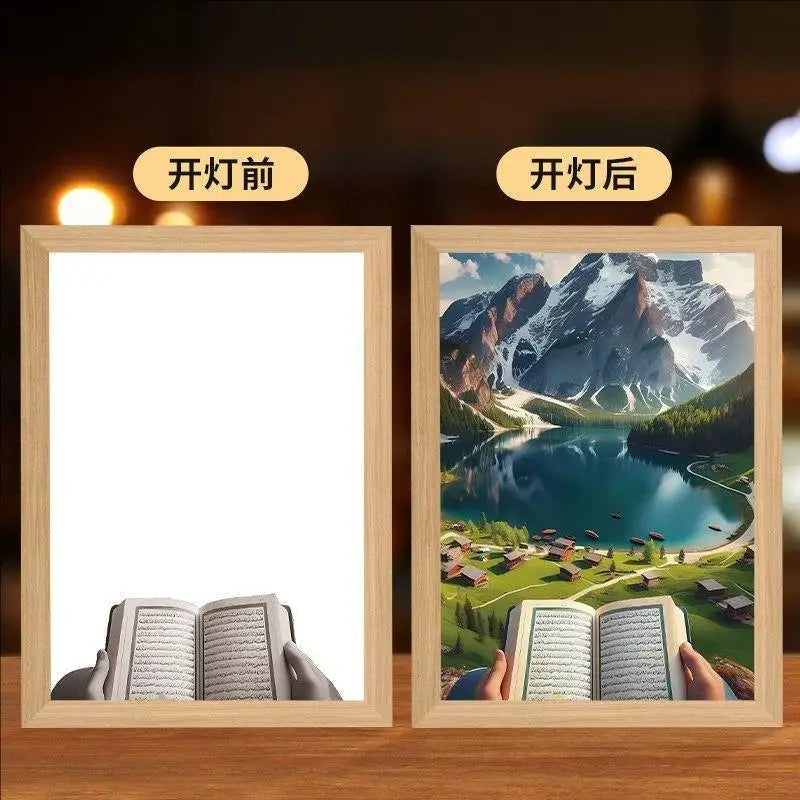 Lumin Works "Jesus – I Am Always With You" 4D LED Wall Art Light - Image 23