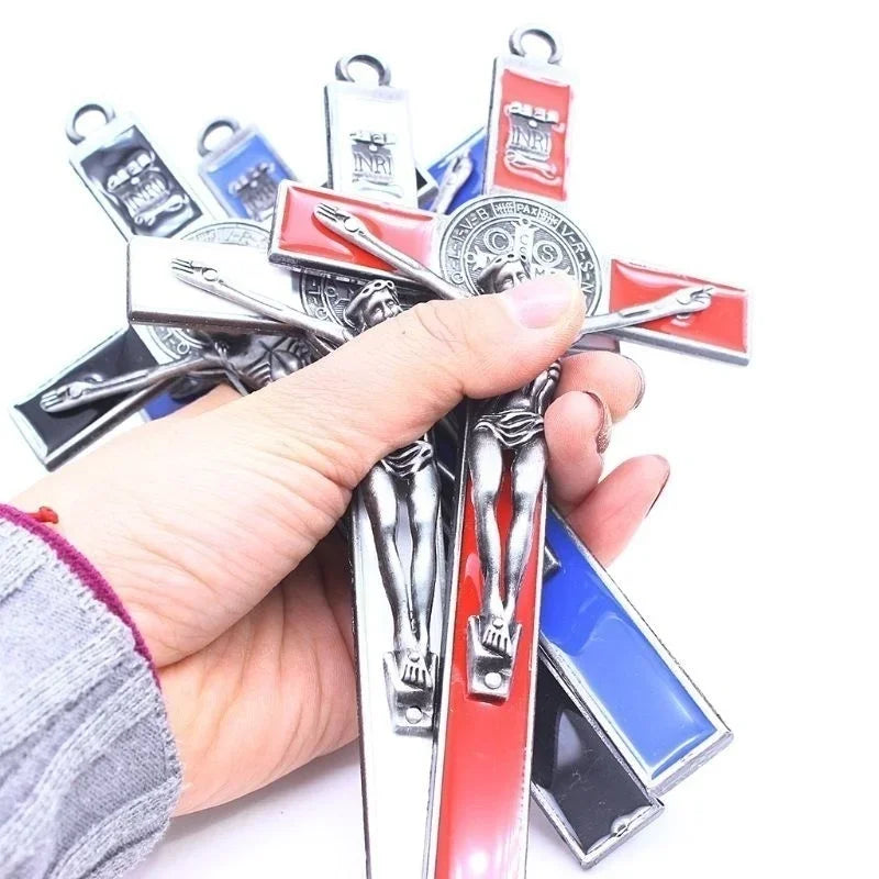 1Pc Church Relics Jesus on the Stand Cross - Image 2