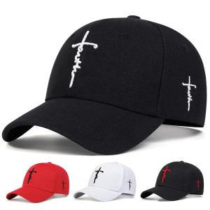 Fashion Faith Embroidery Baseball Cap – Unisex Cotton Snapback Hat
