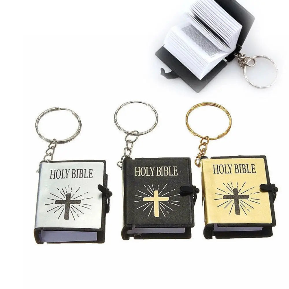 Mini English HOLY BIBLE Keychain - Image 2