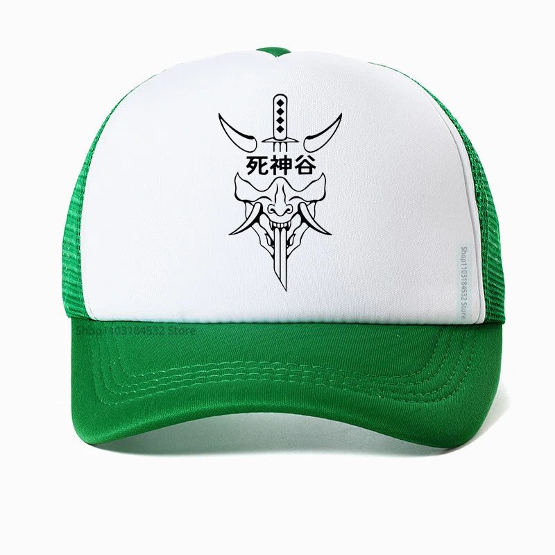 Death God Shinigami Valley Logo Baseball Cap – Adjustable Summer Sports Hat - Image 10