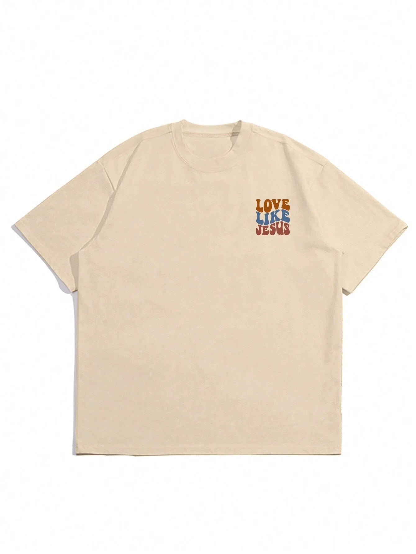 Love Like Jesus Men’s Cotton T-Shirt – Casual Streetwear Tee (Up to 4XL) - Image 3