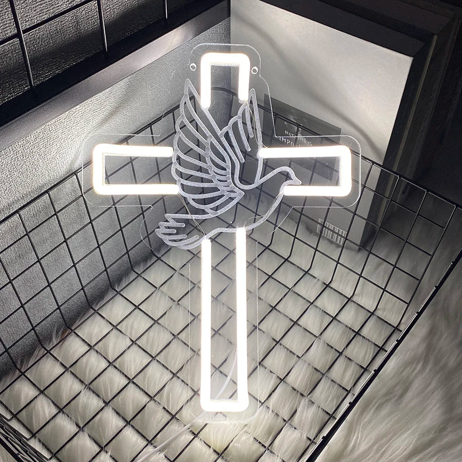 Cross Neon Sign - Image 2