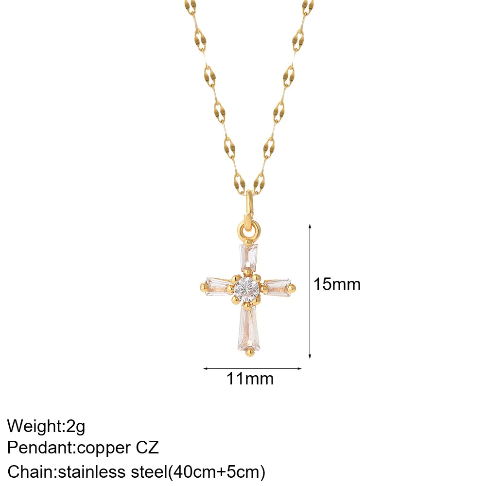 Gold Our Lady & Jesus Choker Necklace - Image 9