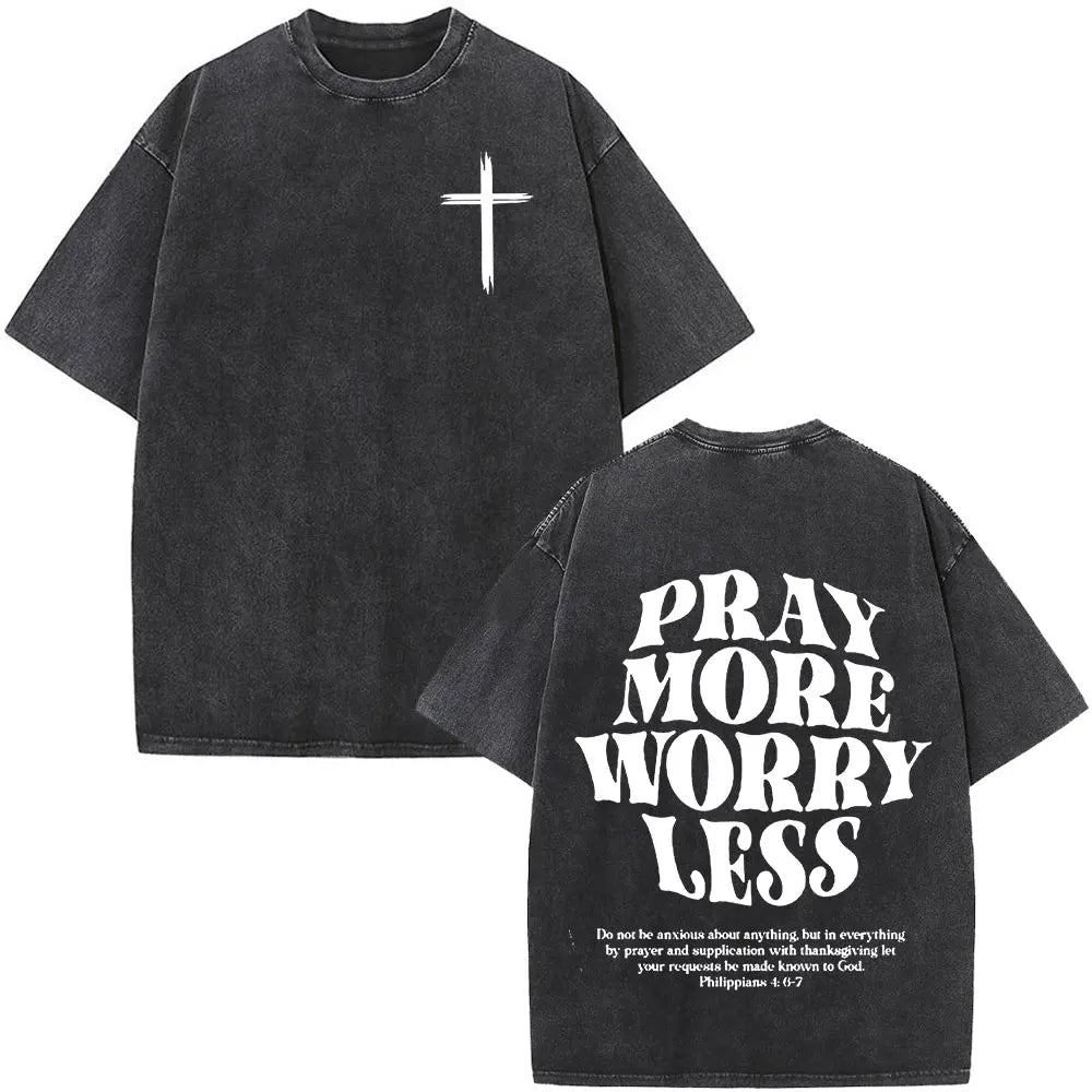 Christian Jesus Bible Verse Washed T-Shirt - Image 6