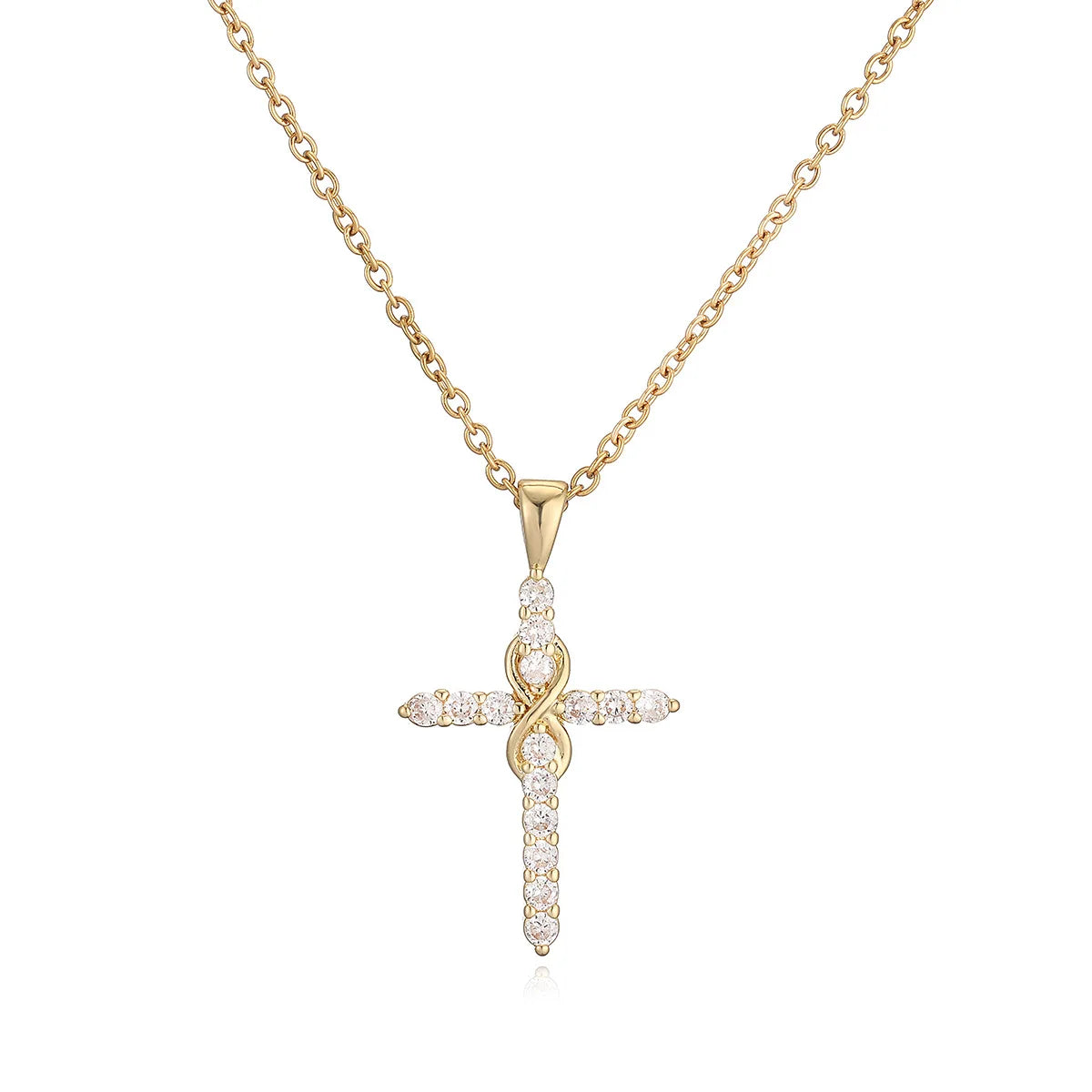 NEWBUY Gold Color Jesus Cross Pendant Necklace – Stainless Steel Christian Jewelry for Men & Women - Image 12