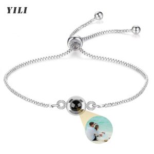 Custom Photo Projection Bracelet – Personalized “I Love You” Bracelet in 100 Languages