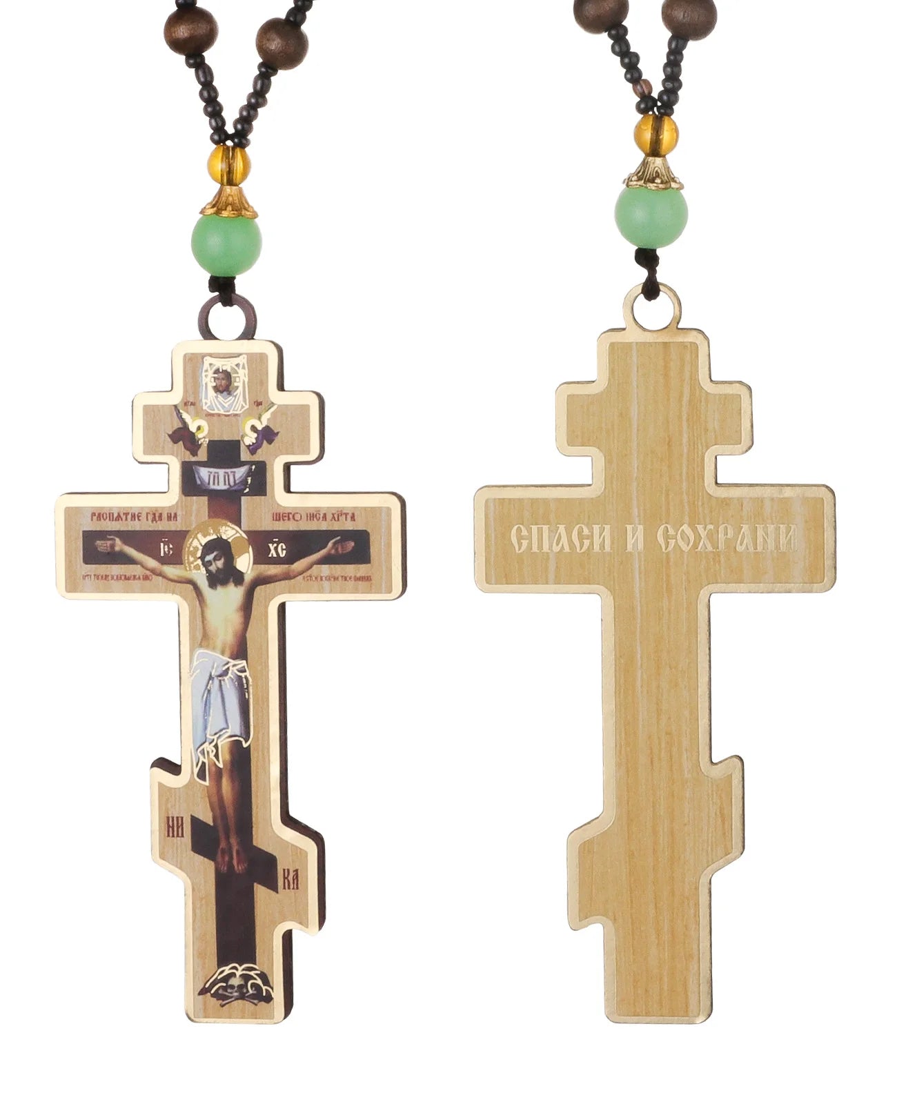 Diyalo Crucifix Jesus Christ Cross Pendant Necklace - Image 10