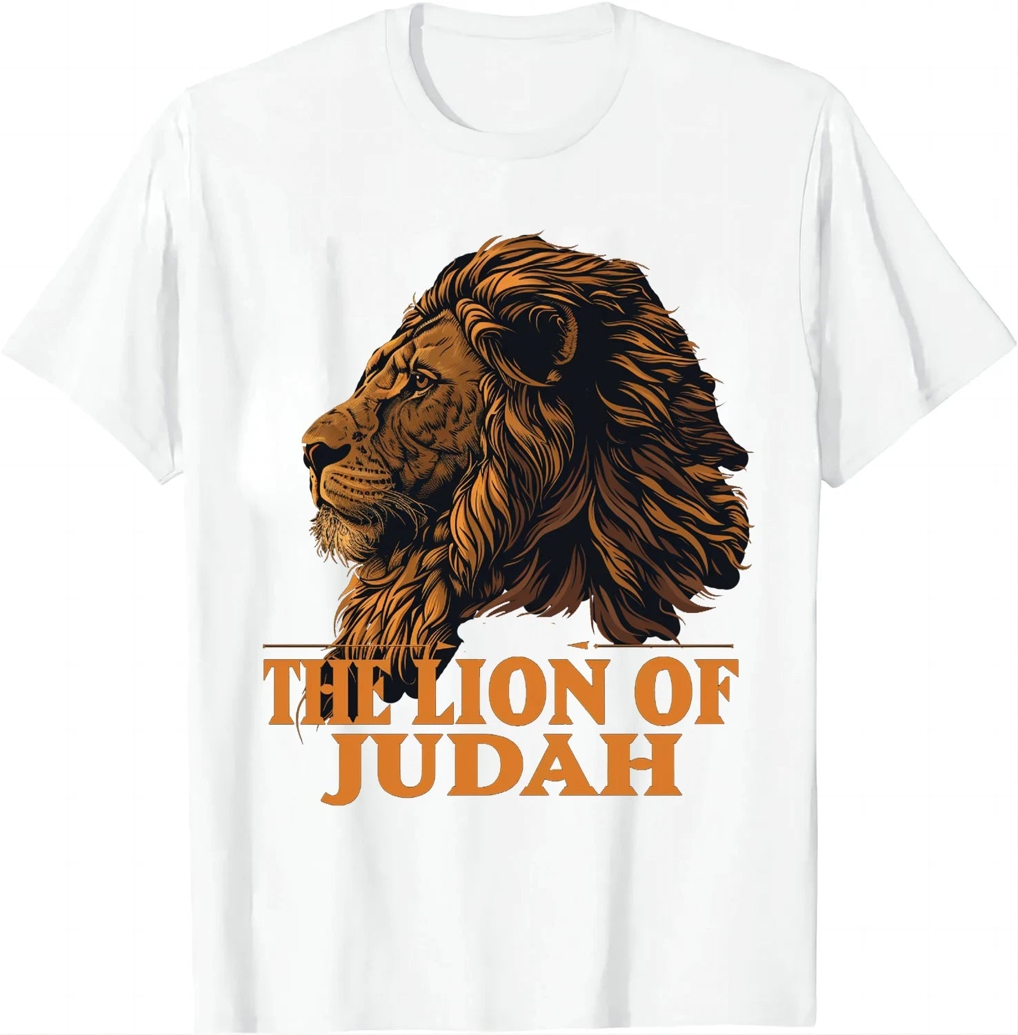 Jesus Lion of Judah T-Shirt – Vintage Christian Streetwear for Men & Women - Image 4