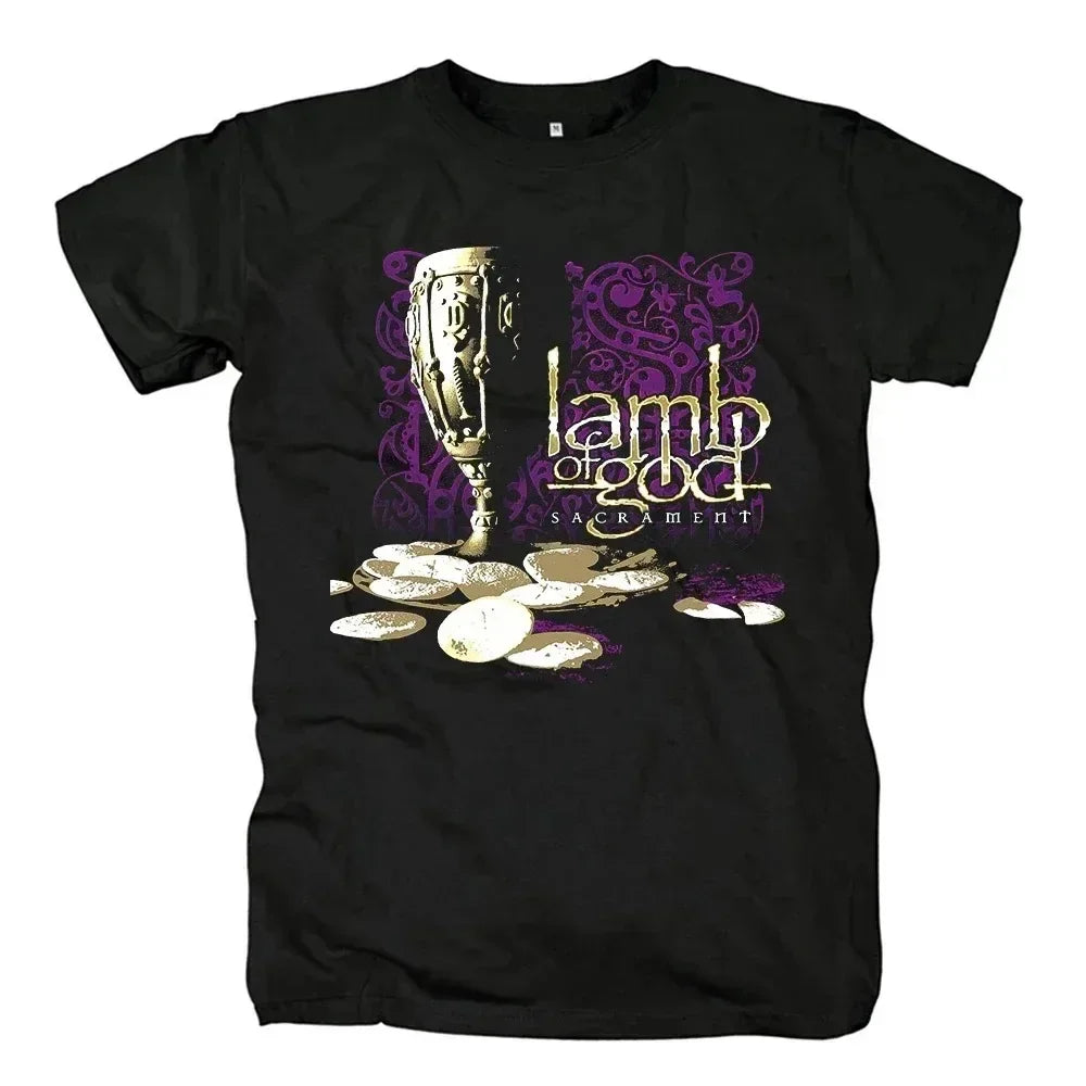 Lamb of God Heavy Metal Band T-Shirt – Men's Graphic Harajuku Streetwear Tee - Image 15