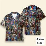 3D Printed God Jesus Hawaiian Shirt – Casual Beach Aloha Shirt for Men & Unisex Wear
