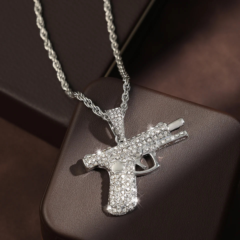 Hip Hop Cross Pendant Necklace - Image 11